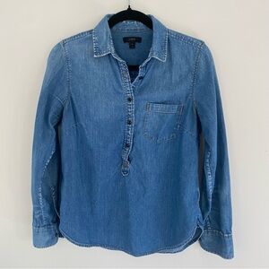 J. Crew Light Blue Denim Shirt